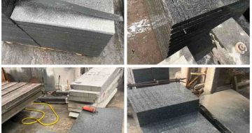 铁岭 芝麻黑地铺石材