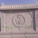 铁岭 芝麻白花岗岩屏风，照壁，影壁