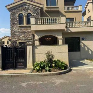 铁岭黄金麻别墅干挂效果展示