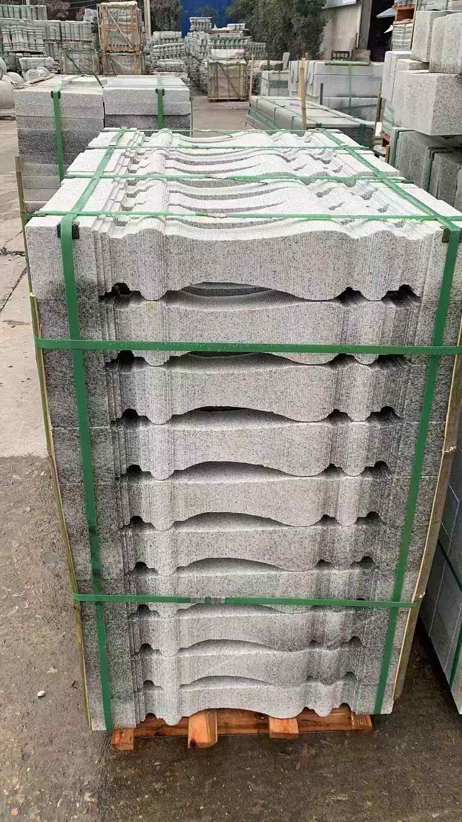 铁岭 芝麻白方形拉丝面，栏杆花瓶柱