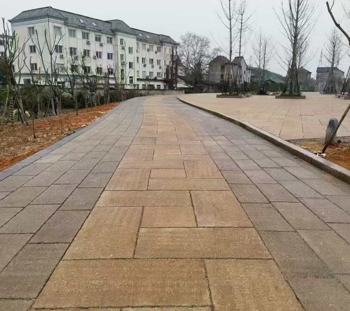 铁岭仿古石铺装效果