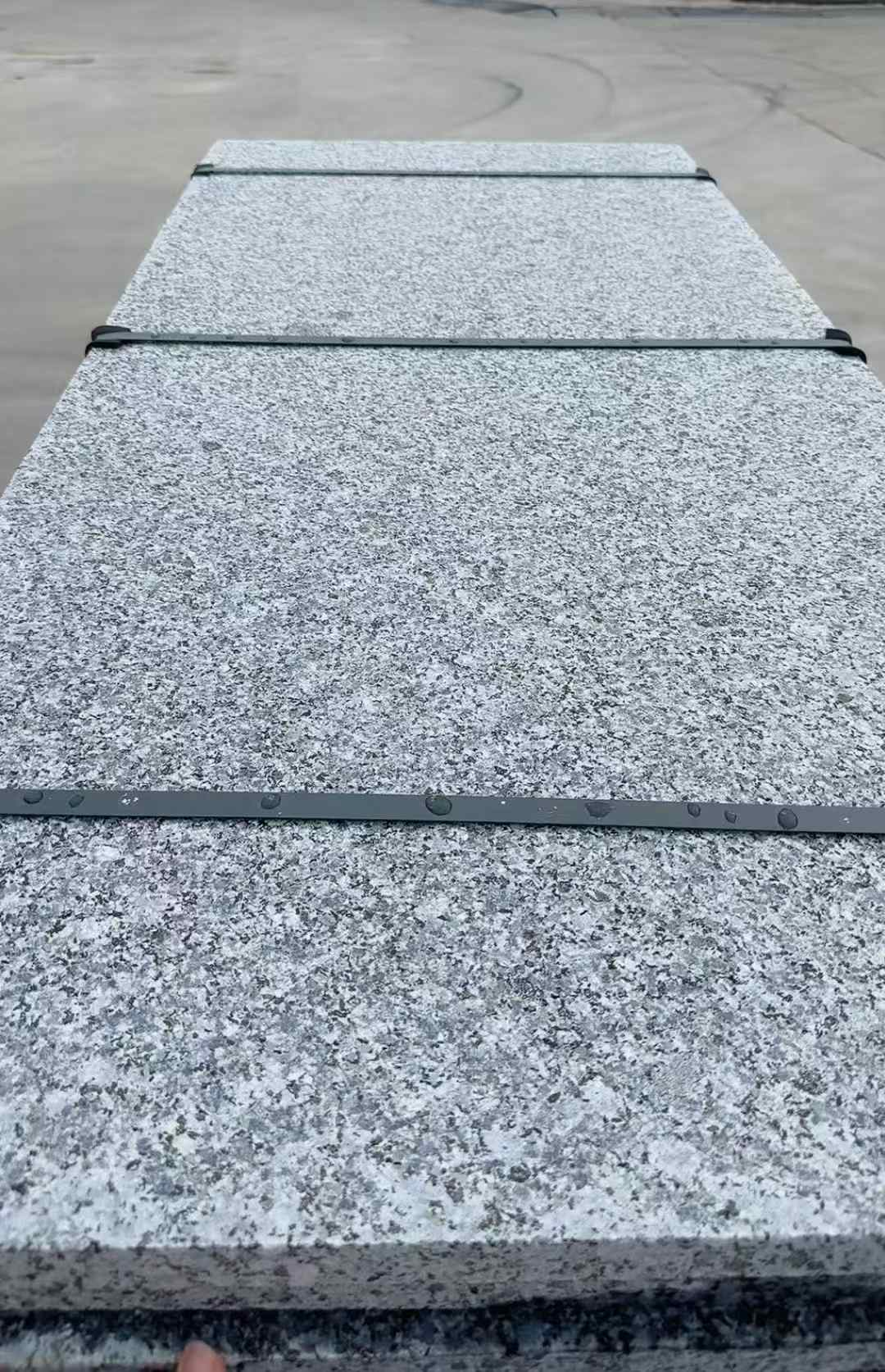 铁岭 芝麻黑火烧面毛板，条板，半成品