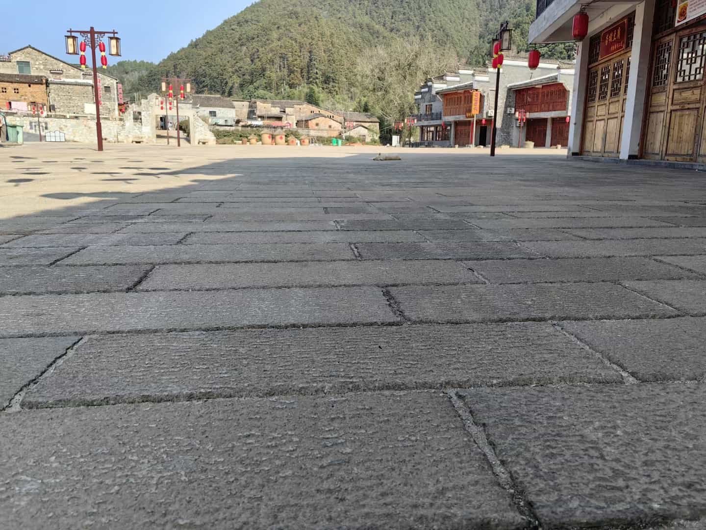 铁岭仿古石铺装效果