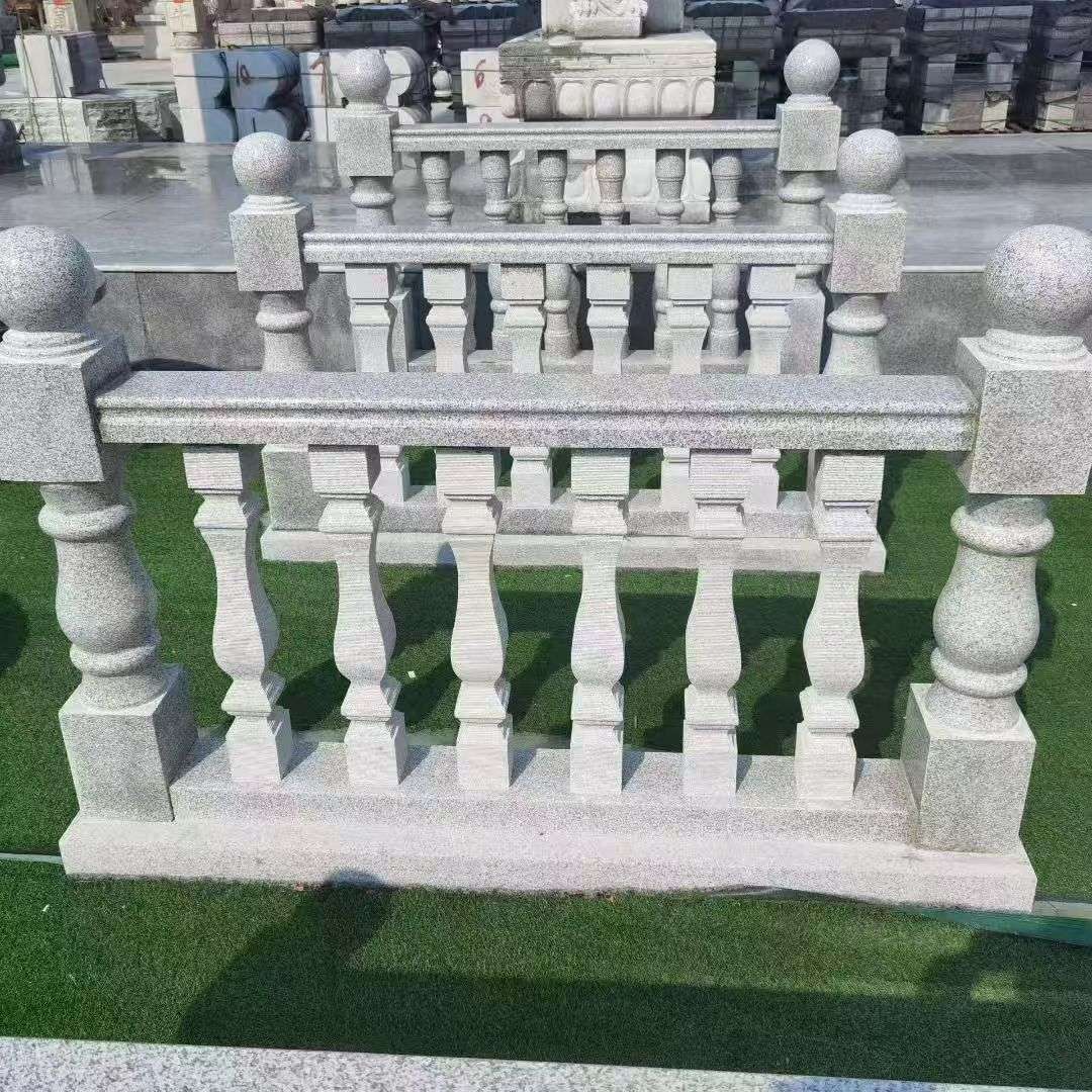 铁岭 别墅石材栏杆特写