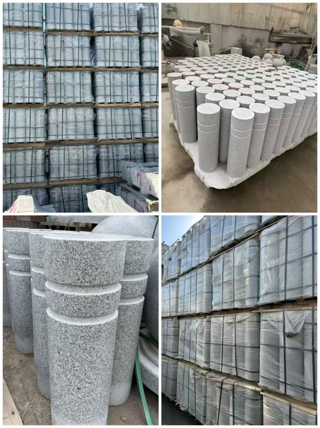 铁岭 芝麻白花岗岩挡车柱、隔离柱多少钱